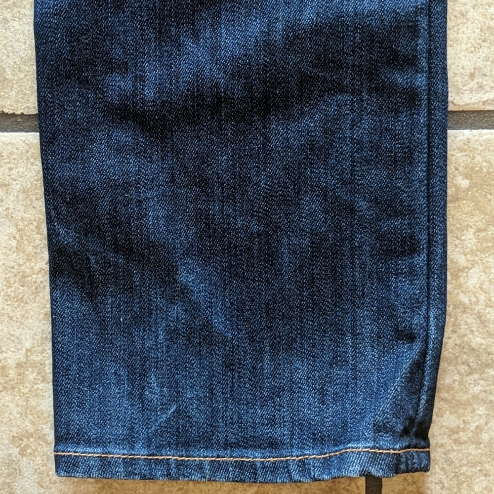 J Brand Cigarette Leg straight jeans style #91410DKV darkwash sz 24x35L TALL - Picture 9 of 14